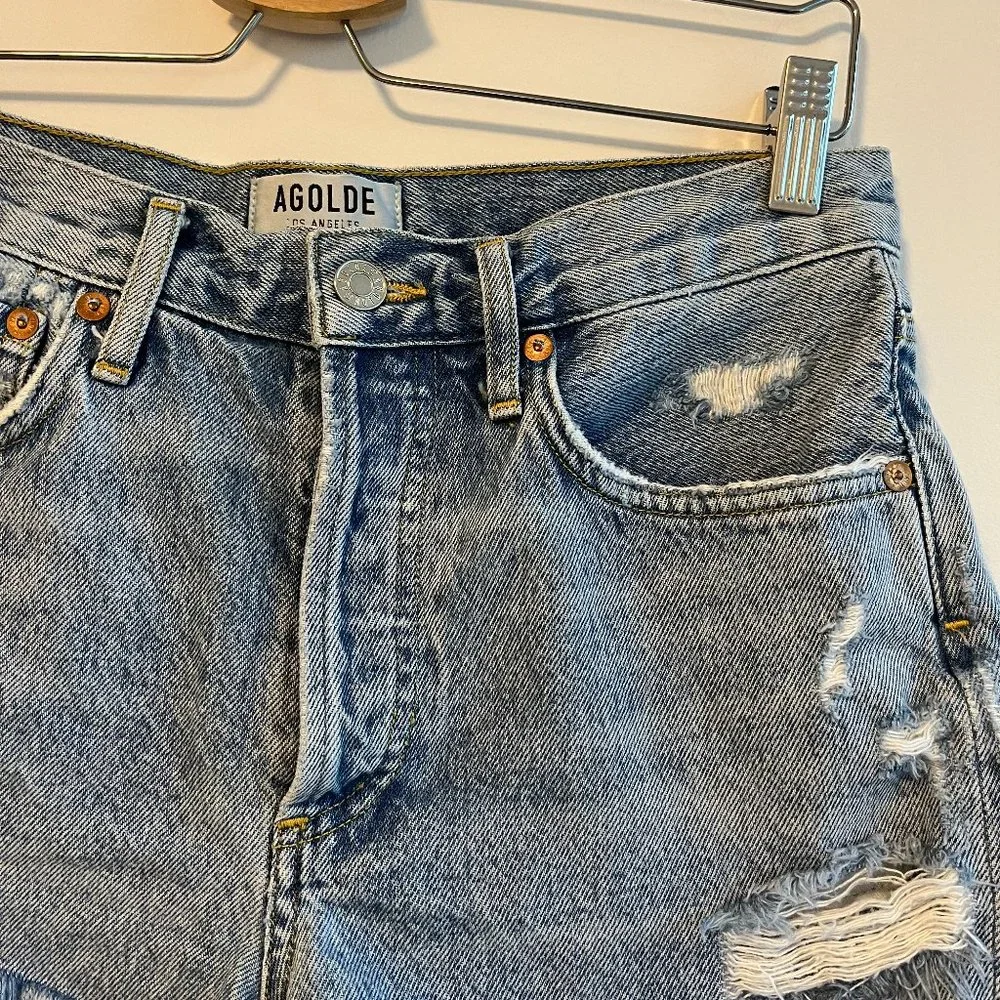 AGOLDE Parker Vintage Denim Short - Picture 4 of 6